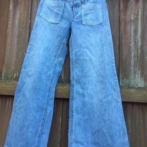 Free People Wide Leg Jeans